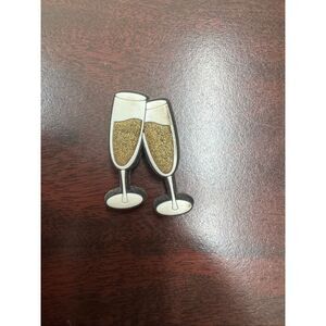 Crocs Champagne Glasses Crocs Jibbitz Charm